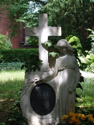Grabstelle auf dem Alten Sudenburger Friedhof