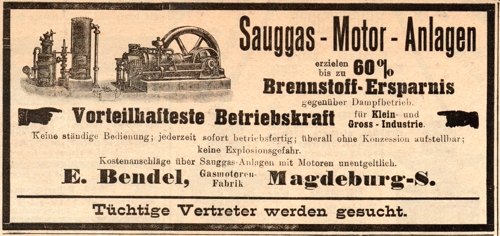 Werbung Bendel von 1905