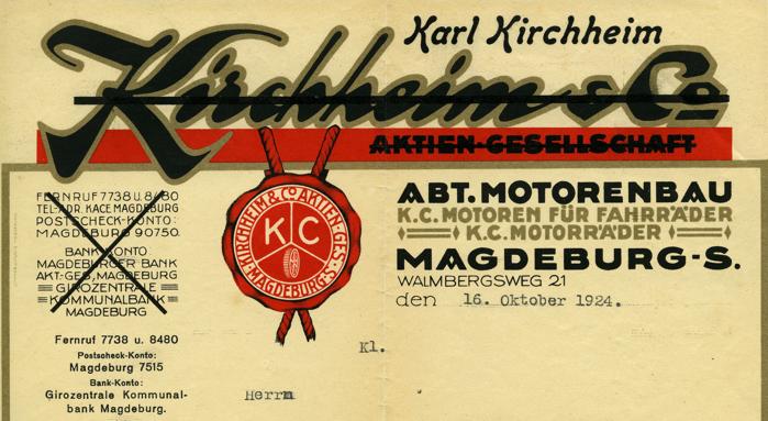 Berg & Klaue Werbeanzeige 1922