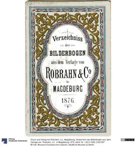 Katalog Robrahn 1876