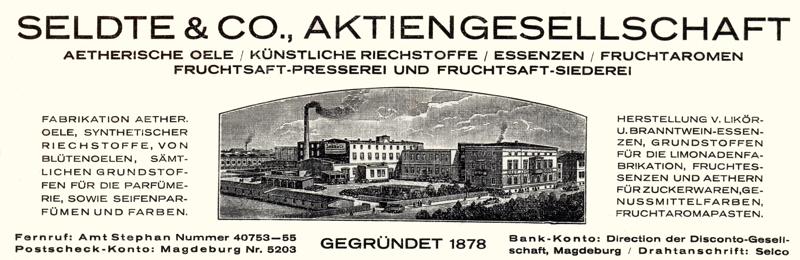 Briefkopf Seldte & Co. 1927