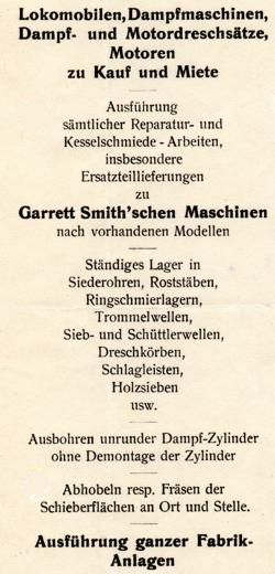 Wilhelm Wirrmann Angebot 1919
