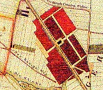 Auszug aus Stadtplan Platt von 1830